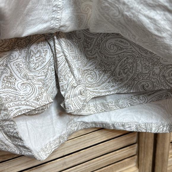 Lee Natural Fit Paisley Cream Just Below The Waist Skort 8M - Picture 2 of 9